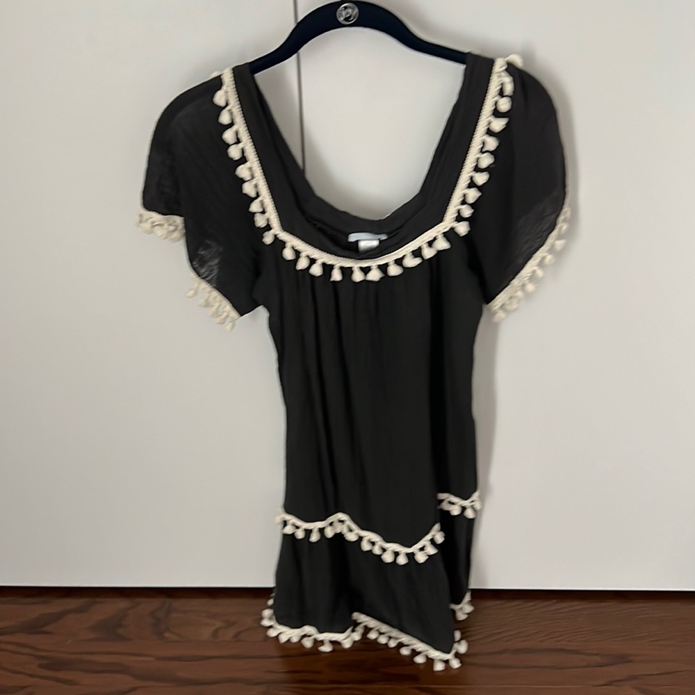 Eberjey Black/white tunic/coverup